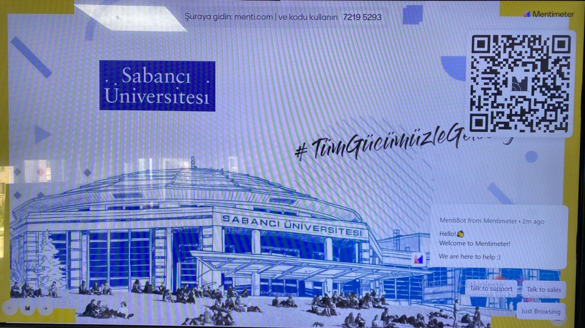 Meslek ve Üniversite Tanıtımı- Sabanci üniversitesi